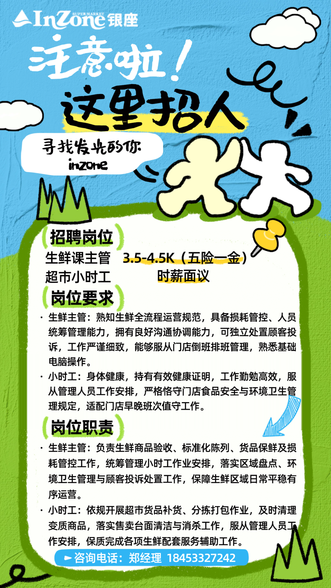 银座临淄天齐店招聘信息